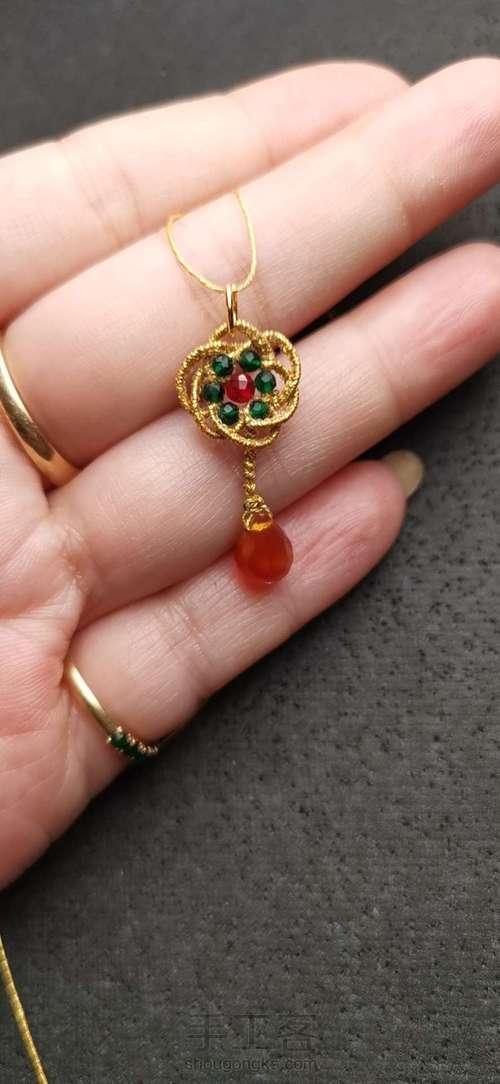 镂空曼陀罗吊坠(原创) 第30步