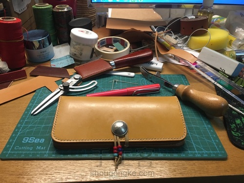 复古钱币扣长财 原色马僵革面 第20步