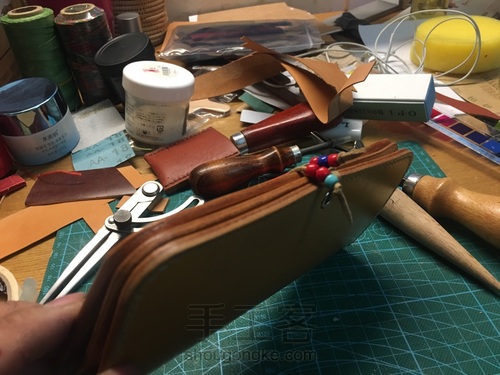 复古钱币扣长财 原色马僵革面 第21步