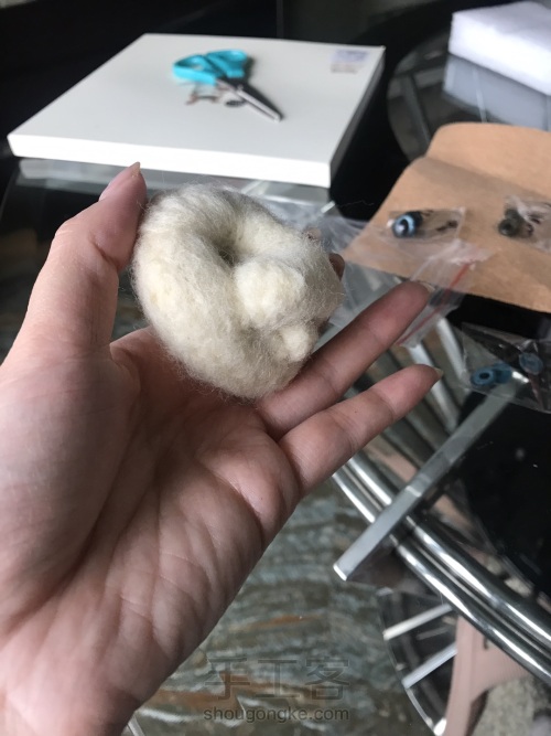 羊毛毡猫猫 第4步