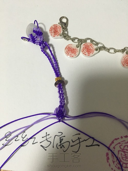 娃娃的迷你世界----结绳编 第32步