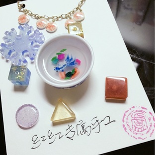 娃娃的迷你世界----3D树脂金鱼