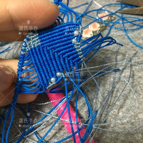 四分娃娃原创编绳比基尼(下) 第15步