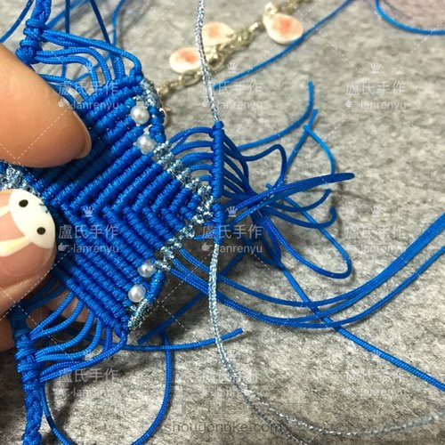 四分娃娃原创编绳比基尼(下) 第18步