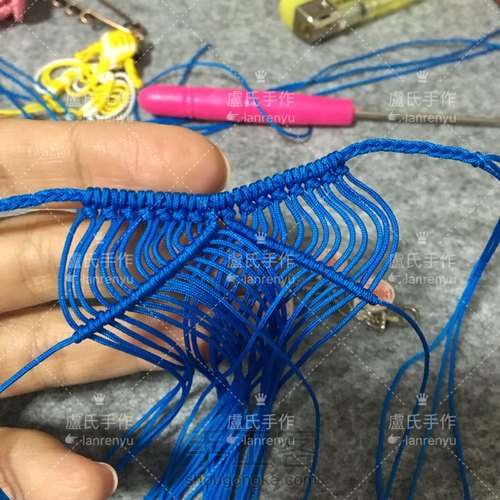 四分娃娃原创编绳比基尼(下) 第25步