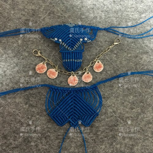 四分娃娃原创编绳比基尼(下) 第44步