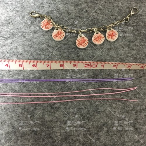 莲花系列之三---绽放的编绳迷你荷花 第11步