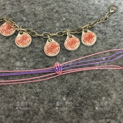 莲花系列之三---绽放的编绳迷你荷花 第16步