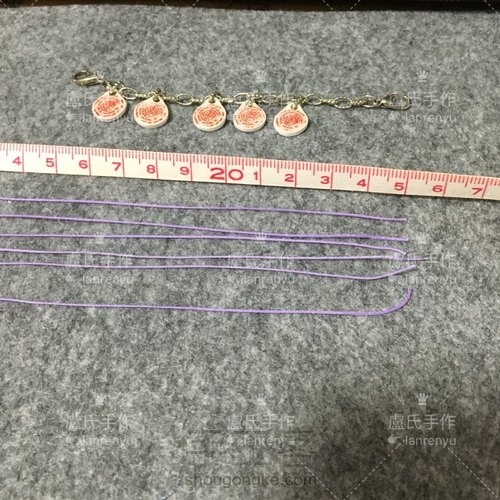 莲花系列之三---绽放的编绳迷你荷花 第18步