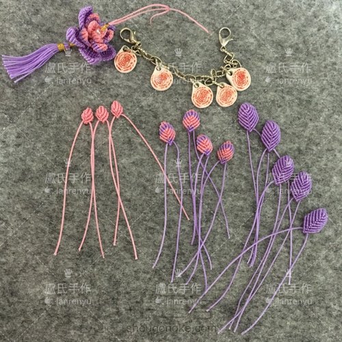 莲花系列之三---绽放的编绳迷你荷花 第28步