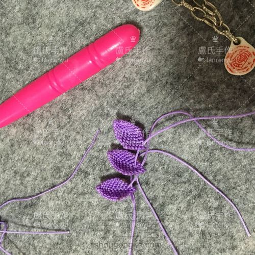 莲花系列之三---绽放的编绳迷你荷花 第30步