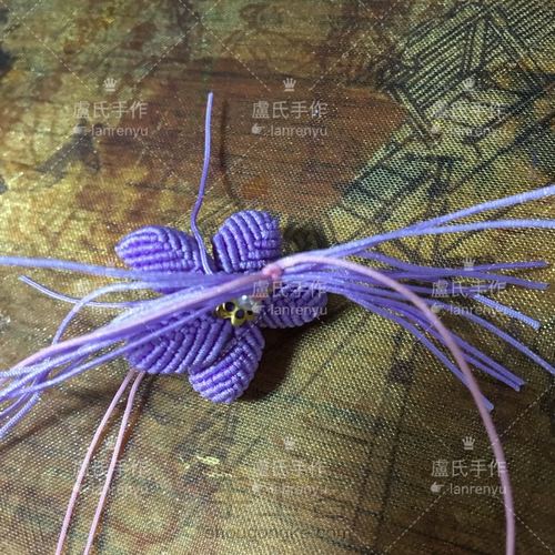 莲花系列之三---绽放的编绳迷你荷花 第43步