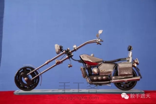 【铁艺模型】铁艺摩托车模型 作品欣赏 第15步