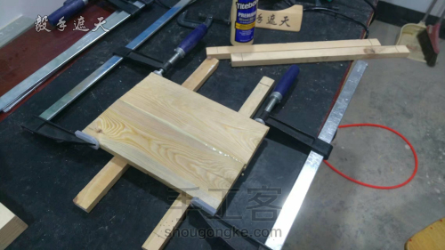 【木艺厨具】拼色木质小砧板 第6步
