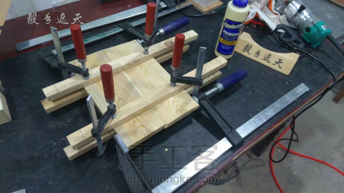 【木艺厨具】拼色木质小砧板 第7步