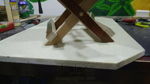 【木艺家居】木地板改造折叠凳 第24步