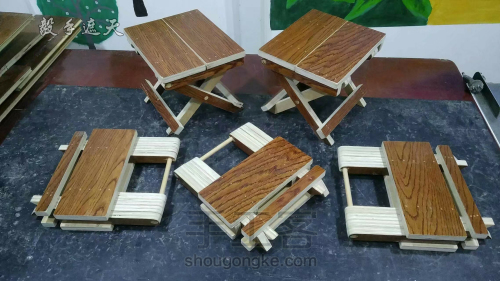 【木艺家居】木地板改造折叠凳 第27步