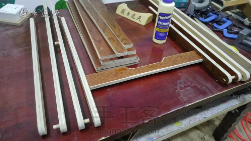 【木艺家居】木地板制作折叠桌 第11步