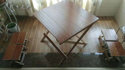 【木艺家居】木地板制作折叠桌 第21步