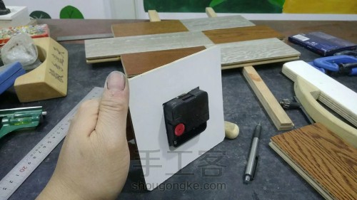 【木艺家居】创意钟表 木板方形篇 第4步