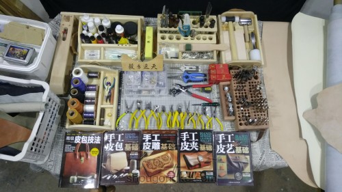 【木艺收纳】 手工皮艺 工具收纳盒 第40步
