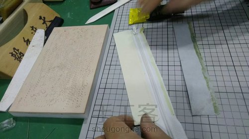 【手工皮艺】 十字纹简约斜挎包 第29步