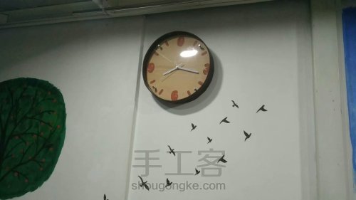 【木艺家居】创意钟表 圆形嵌字篇 第38步