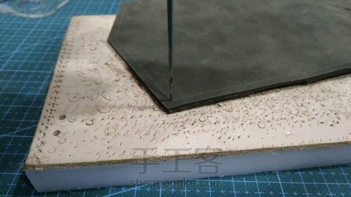【手工皮艺】三折多用钥匙包 第13步