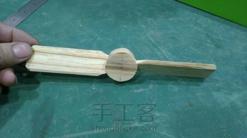 【动漫周边】木艺玩具 哆啦A梦 竹蜻蜓 第10步