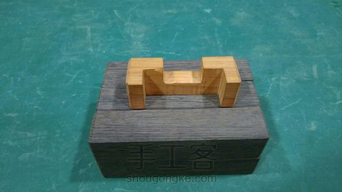 【怀旧玩具】 孔明锁6根 高难版 第14步