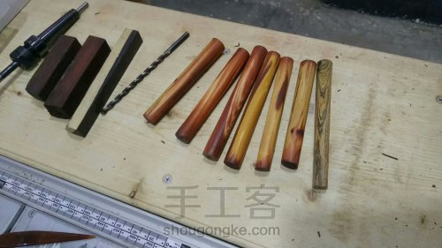 【木艺文具】红木杆圆珠笔 第4步