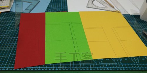 【纸雕贺卡】立体贺卡（第9期）多层立方体贺卡 第3步