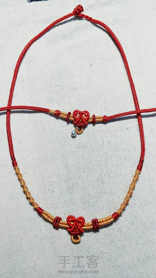 百搭项链绳3-檀唇 第21步
