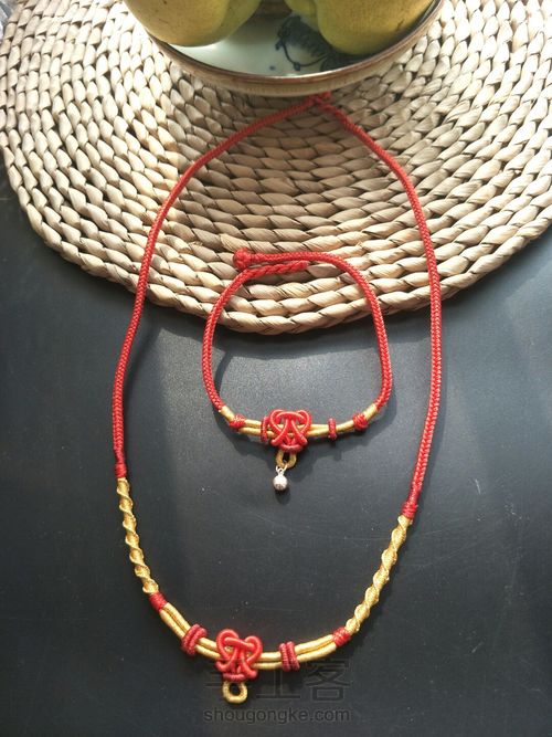 百搭项链绳3-檀唇 第22步
