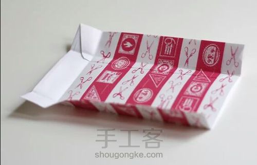 花色纸袋 第3步