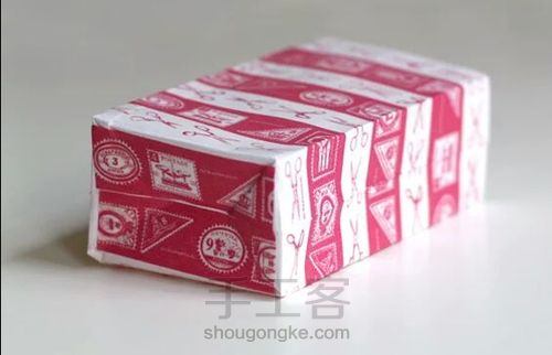 花色纸袋 第5步