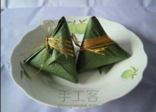 折纸粽子(转) 第2步