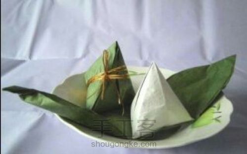 折纸粽子(转) 第50步