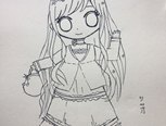 临摹S君奇迹暖暖，画的不太好