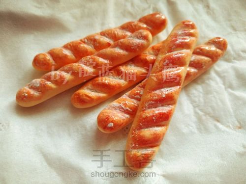 仿真食物粘土面包 第6步