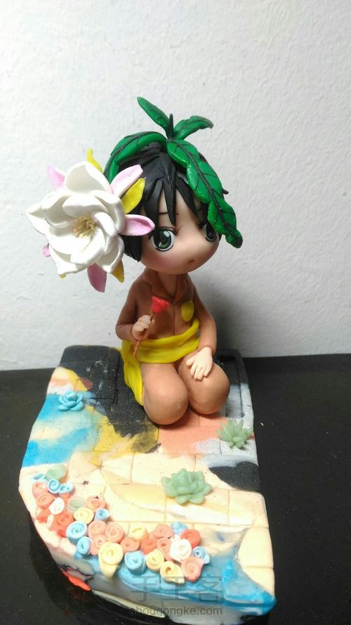 嗯,真的很丑,一颗绝望昙花的诞生过程 第14步