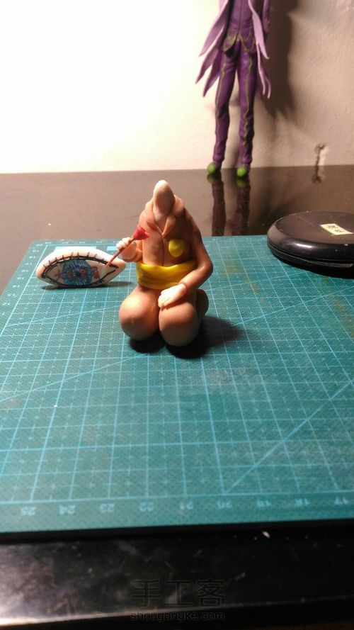 嗯,真的很丑,一颗绝望昙花的诞生过程 第5步