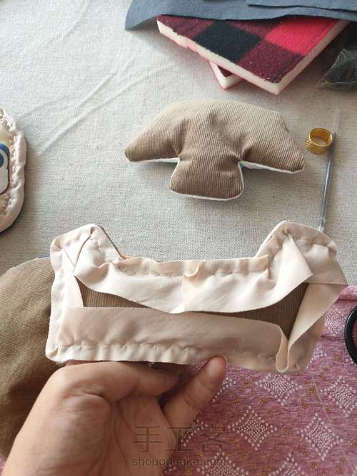 亲手给宝宝做双棉鞋吧 第16步