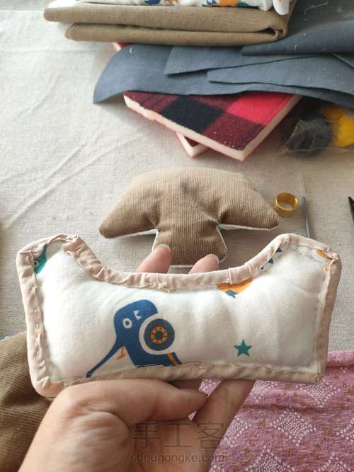 亲手给宝宝做双棉鞋吧 第17步