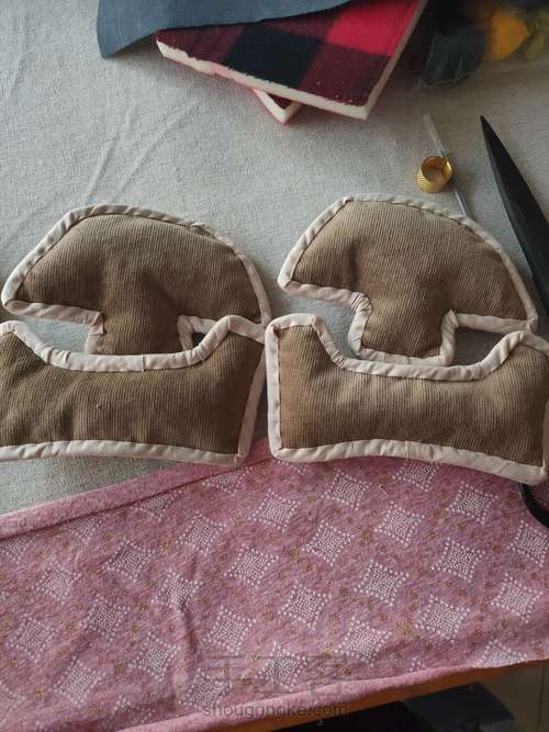 亲手给宝宝做双棉鞋吧 第19步