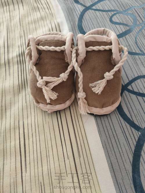 亲手给宝宝做双棉鞋吧 第26步