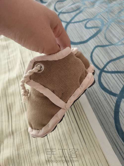 亲手给宝宝做双棉鞋吧 第27步