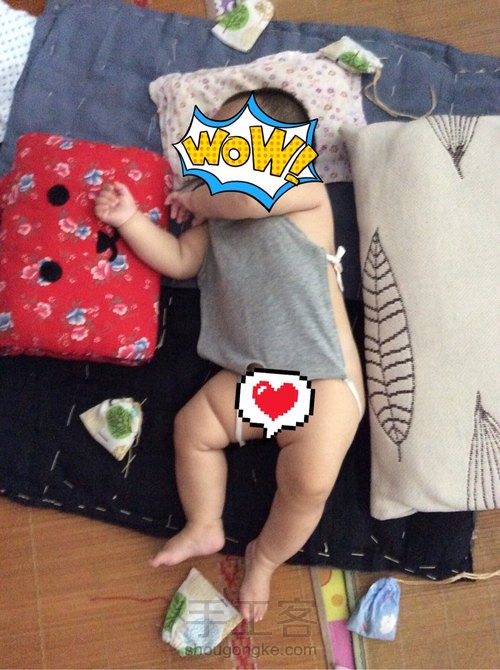 宝宝肚兜 第17步