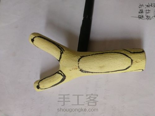 开年手作:高山实木弹弓 第18步