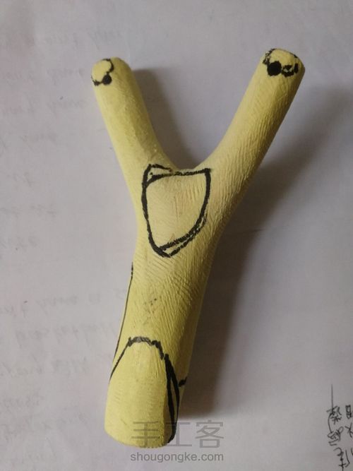 开年手作:高山实木弹弓 第15步